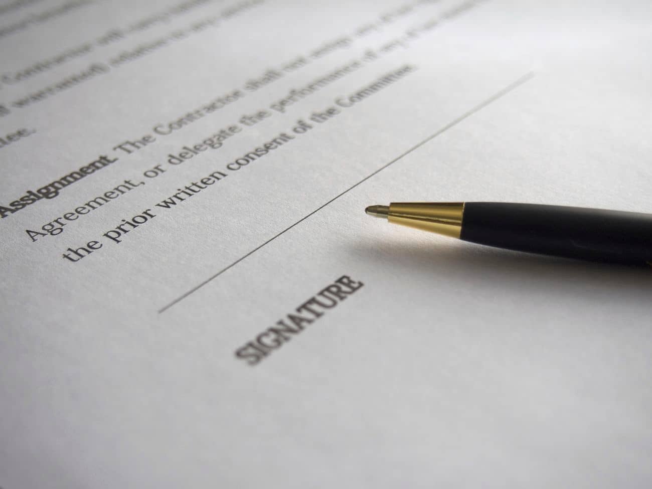 Free contract image